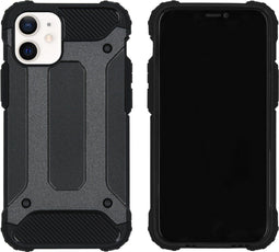 iMoshion Hoesje Geschikt voor iPhone 12 Mini Hoesje - iMoshion Rugged Xtreme Backcover - Zwart