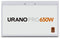 Nox Urano Pro NXURPRO650BZWH - Voedingsbron ATX 650W 80 Plus Bronze - Wit