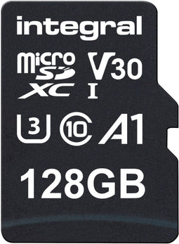 Integral - Premium Micro SDXC V30 UHS-I U3 - 128GB 100MB/s read 90MB/s write (incl. SD-adapter)