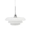 Dyberg Larsen AVA Pendant - Hanglamp D40 cm - Opal glas met chroom
