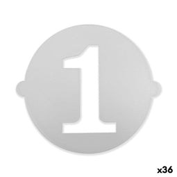 Taartsjabloon Algon 25 cm Cijfer 1 (36 Stuks)