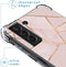 iMoshion Hoesje Geschikt voor Samsung Galaxy S21 Plus Hoesje Met Koord - iMoshion Design Hoesje met Koord - Goud / Roze / Pink Graphic