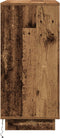 vidaXL - Nachtkastje - met - LED - in - Oude - Hout - 71x34,5x75 - cm