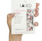 LAUED Nagelstickers - Nail Wraps - 16 Extreem Dunne Nagellak Stickers - Manicure Nail Art Folie - Florescence