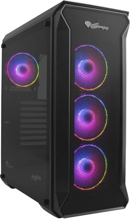 Genesis NPC-1518 - ATX Semi-tower Box - 4x 120mm ARGB ventilatoren - Zwart