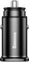Baseus CCALL-DS01 - Autolader USB - 2 USB QC 3.0 poorten - Zwart