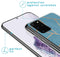 iMoshion Hoesje Geschikt voor Samsung Galaxy S20 Plus Hoesje Siliconen - iMoshion Design hoesje - Blauw / Meerkleurig / Goud / Blue Graphic