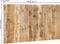 vidaXL - Hoofdbord - 140 - cm - massief - ruw - mangohout