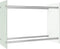 vidaXL - Haardhoutrek - 80x35x120 - cm - glas - zwart