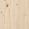 vidaXL - Seniorenbed - massief - grenenhout - 150x200 - cm