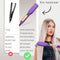 Sansbeauté® 2-in-1 Stijltang - Professionele Hair Straightener - 31 Temperatuurstanden 80℃ t/m 230℃ - ION Technologie - Classic Purple