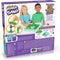 Kinetic Sand - Zandbak-set met 454 g groen origineel kinetisch zand opbergzandbak 4 vormen en gereedschap - Sensorisch speelgoed