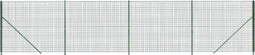vidaXL - Draadgaashek - met - flens - 1,4x10 - m - groen