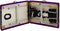 vidaXL - Massagetafel - inklapbaar - 2 - zones - aluminium - zwart - en - paars
