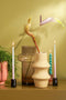 Mica Decorations Dip-dye Dinerkaars - Set van 4 - H28 cm - Lila (4 stuks)