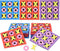 Partizzle 24x Mini Boter Kaas en Eieren Spel - Educatief - Kleurrijk - (24 stuks)