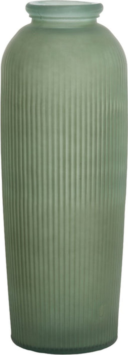 Light&living Vaas Ø30x70 cm CAMPOS glas mat donker groen