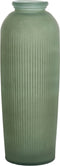Light&living Vaas Ø30x70 cm CAMPOS glas mat donker groen