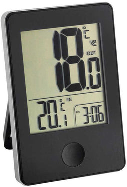TFA-Dostmann 30.3051.01 - Draadloze thermometer - Binnen- en buitentemperatuur - Zwart