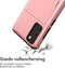 imoshion Hoesje Geschikt voor Samsung Galaxy S20 FE Hoesje - Ruimte voor 2 pasjes - imoshion Backcover met pasjeshouder - Rosé Goud