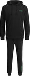 JACK&JONES JACCHAP & CHIP SWEAT SET - Heren trui en joggingbroek - Zwart