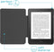 imoshion E-reader Hoesje - Geschikt voor Kobo Nia - Design Sleepcover Bookcase - Bordeaux Graphic