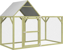 vidaXL - Kippenhok - 200x100x150 - cm - geïmpregneerd - massief - grenenhout