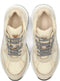 PS Poelman CHARU Dames Sneakers - Vetersluiting - Leer/Suède - Wit met combinatie