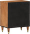 vidaXL - Nachtkastje - 50x33x60 - cm - massief - mangohout