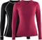 Craft Active - Tops Thermoset Dames - Slim fit lange mouwen - Zwart - Roze