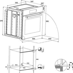 Beko BIE22310XP - Solo Oven - Grillfunctie en Hete lucht - Roestvrijstaal