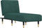 vidaXL - Chaise - longue - fluweel - donkergroen