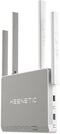 Keenetic Hero - Router - Wi-Fi 6 1800 Mbit/s Dual-band 2.4GHz 5GHz - Grijs Wit