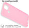 iMoshion Hoesje Geschikt voor Realme C21 Hoesje Siliconen - iMoshion Color Backcover - Roze