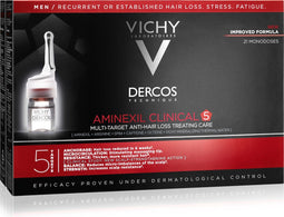 Vichy Dercos Technique Aminexil Clinical 5 Men - Kuur tegen haaruitval 21 ampullen x 2ml
