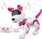 Gear2Play Robo Luna - Interactieve robothond - LED ogen - Dansen en stunts uitvoeren - Wit/roze