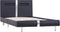 vidaXL - Bedframe - met - LED - kunstleer - zwart - 90x200 - cm