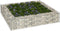 vidaXL - Gabion - plantenbak - verhoogd - 100x100x20 - cm - gegalvaniseerd - staal