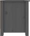 vidaXL - Schoenenkast - 70x38x45,5 - cm - massief - grenenhout - grijs