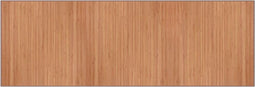 vidaXL - Vloerkleed - rechthoekig - 100x300 - cm - bamboe - naturel