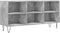 vidaXL - Tv-meubel - 103,5x30x50 - cm - bewerkt - hout - betongrijs