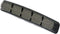 Remblok swissstop velgrem rx plus v-type zwart 2 paar