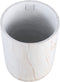 PTMD Marmy Bloempot - H25 x Ø20 cm - Cement - Creme