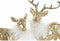 Kerstversiering DKD Home Decor Hars Rendier (17,5 x 9 x 22,5 cm) (2 Stuks)