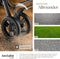 tectake® Buggy Emma - Kinderwagen - Inklapbaar 5-puntsgordel verstelbare rugleuning - Zwart/grijs