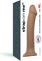 Strap-On-Me - Semi-Realistische Dual Density Buigzame Dildo Caramel XL