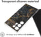 imoshion Hoesje Geschikt voor Samsung Galaxy S24 Ultra Hoesje Siliconen - imoshion Design hoesje - Meerkleurig / Black Marble