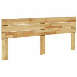 vidaXL - Hoofdbord - 200 - cm - massief - hout - eiken