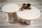 Salontafel Bailey rond beton 70x70x40 cm