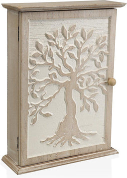 Sleutelkastje Versa Boomstructuur Hout MDF 1,5 x 32 x 26,8 cm